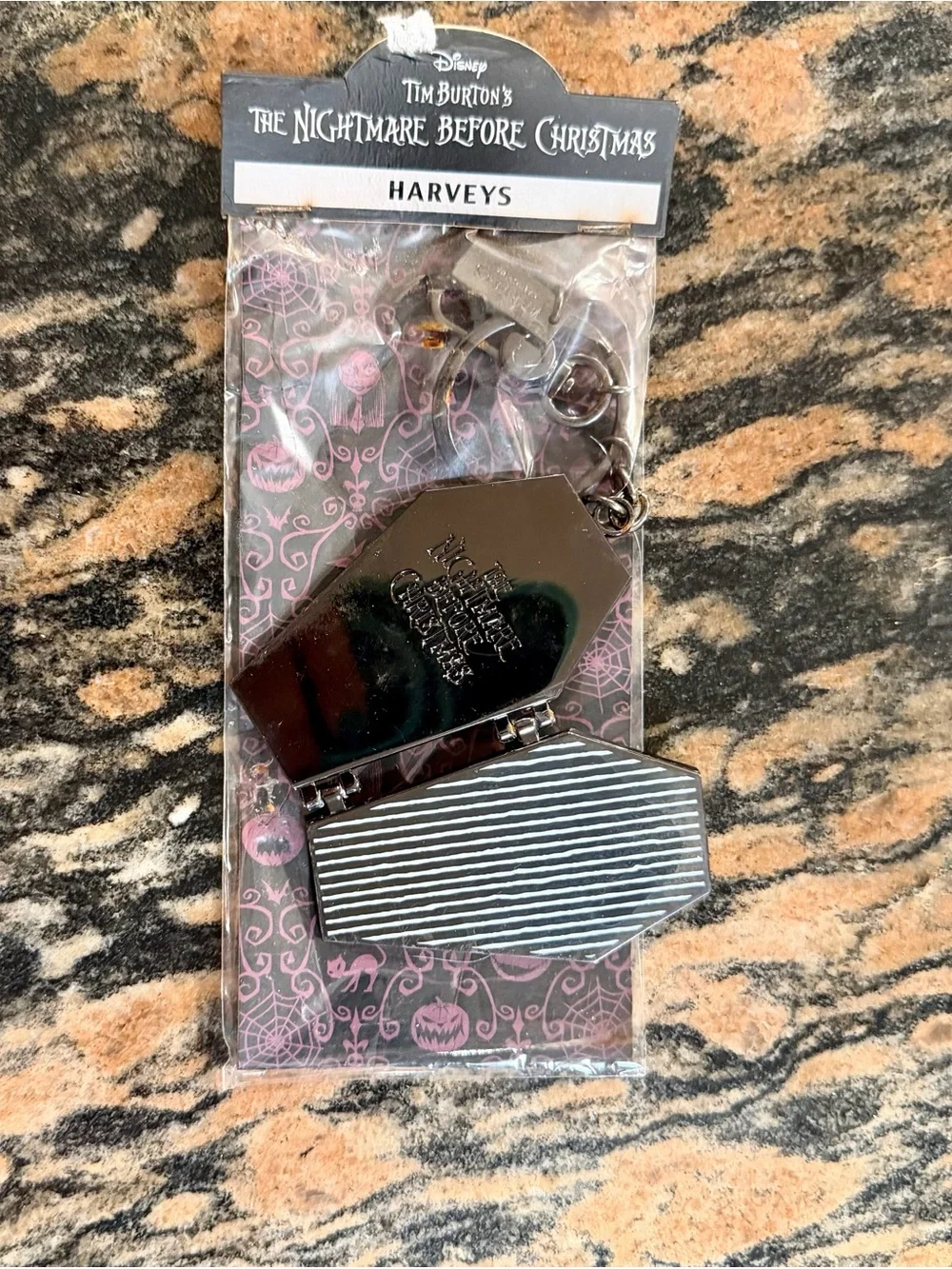 Harvey’s The Nightmare Before Christmas Jack Skellington Keychain ca. 2022